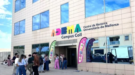 L'entrée du campus d'Adema à Mallorque